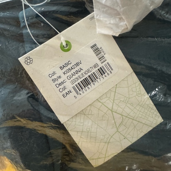 Kipling | Gianna Legion Blue novelty web satchel - Picture 8 of 10